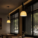 Colire Creativity Twisted Metal Wood Pendant Light - Lamp Outdoor