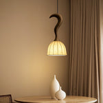 Colire Creativity Twisted Metal Wood Pendant Light - Lamp Outdoor