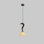 Colire Creativity Twisted Metal Wood Pendant Light - Lamp Outdoor