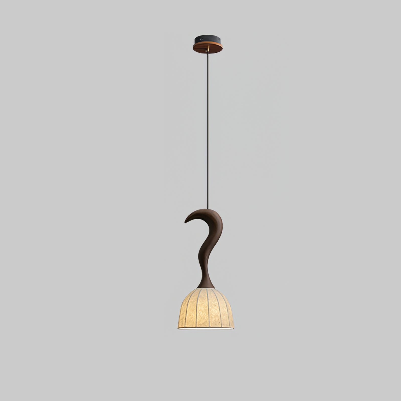 Colire Creativity Twisted Metal Wood Pendant Light - Lamp Outdoor