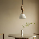 Colire Creativity Twisted Metal Wood Pendant Light - Lamp Outdoor