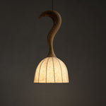 Colire Creativity Twisted Metal Wood Pendant Light - Lamp Outdoor
