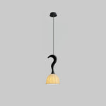 Colire Creativity Twisted Metal Wood Pendant Light - Lamp Outdoor