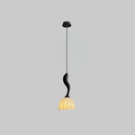 Colire Creativity Twisted Metal Wood Pendant Light - Lamp Outdoor