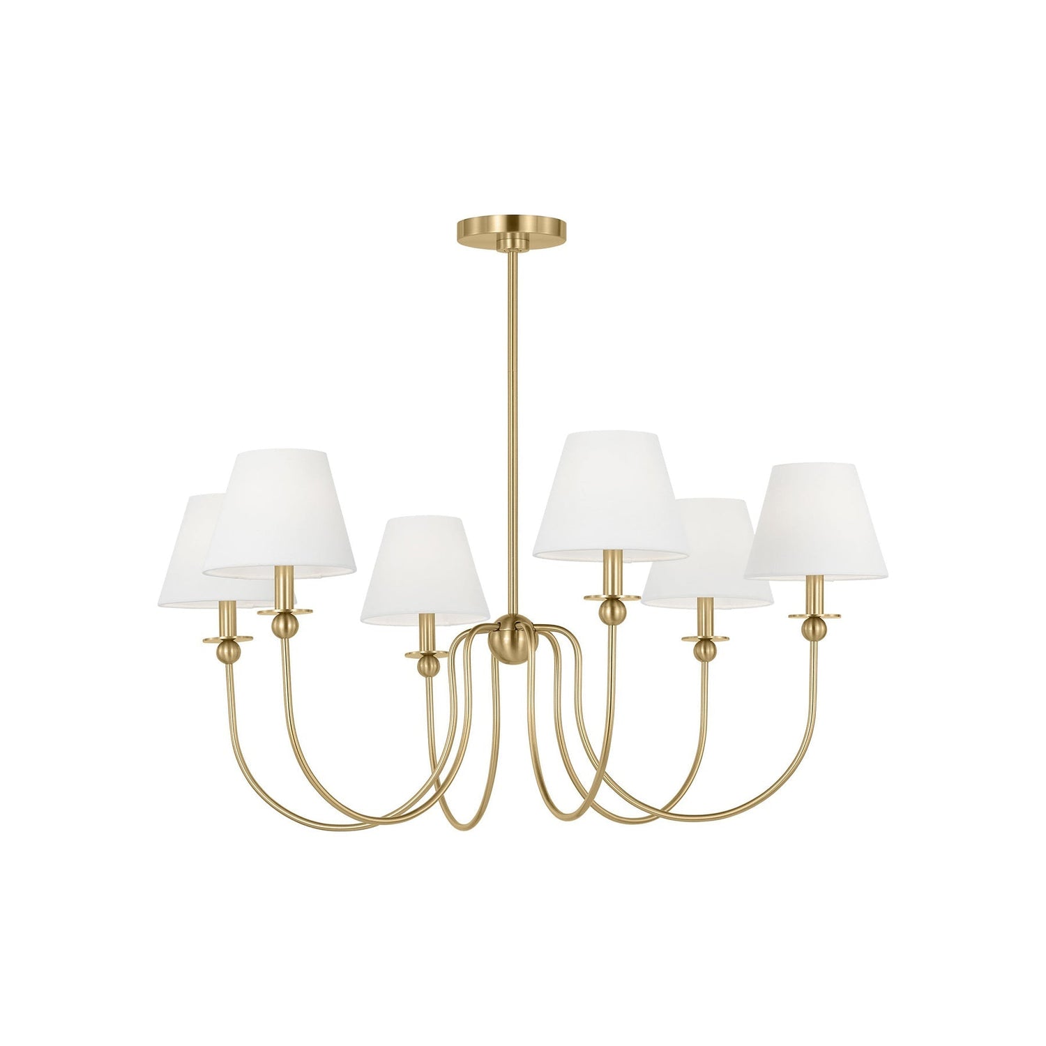 Elsay Contemporary Brass Chandelier