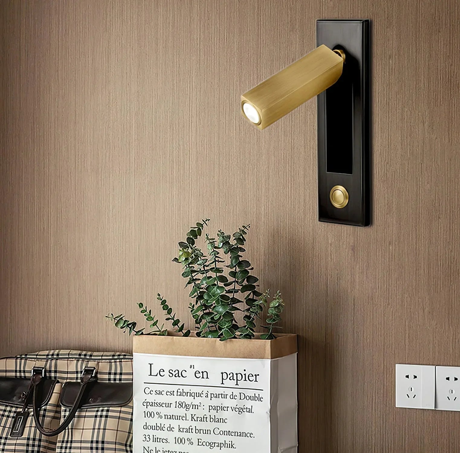Arisha Modern Rotatable Bedside Sconce, Cylindrical/Square - Lamp Outdoor