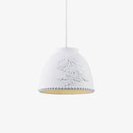 Embossed Flora Pendant Lamp - Lamp Outdoor