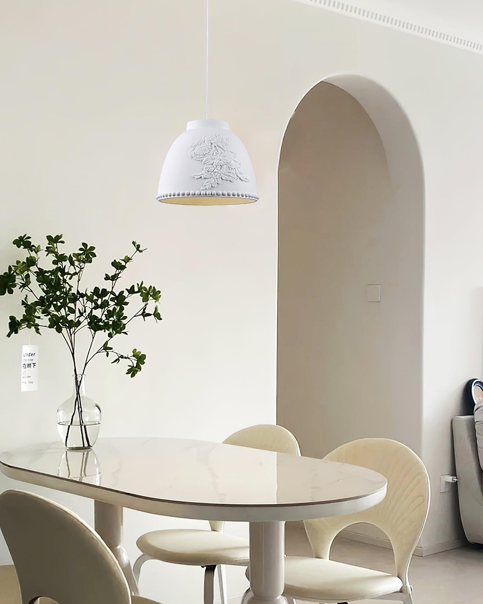Embossed Flora Pendant Lamp - Lamp Outdoor