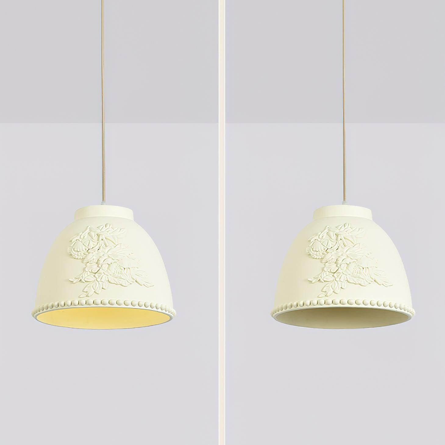 Embossed Flora Pendant Lamp - Lamp Outdoor
