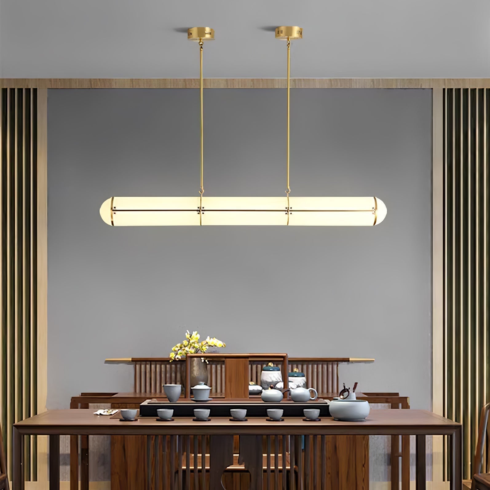 Cylindrical Endless Pendant Light - Lamp Outdoor