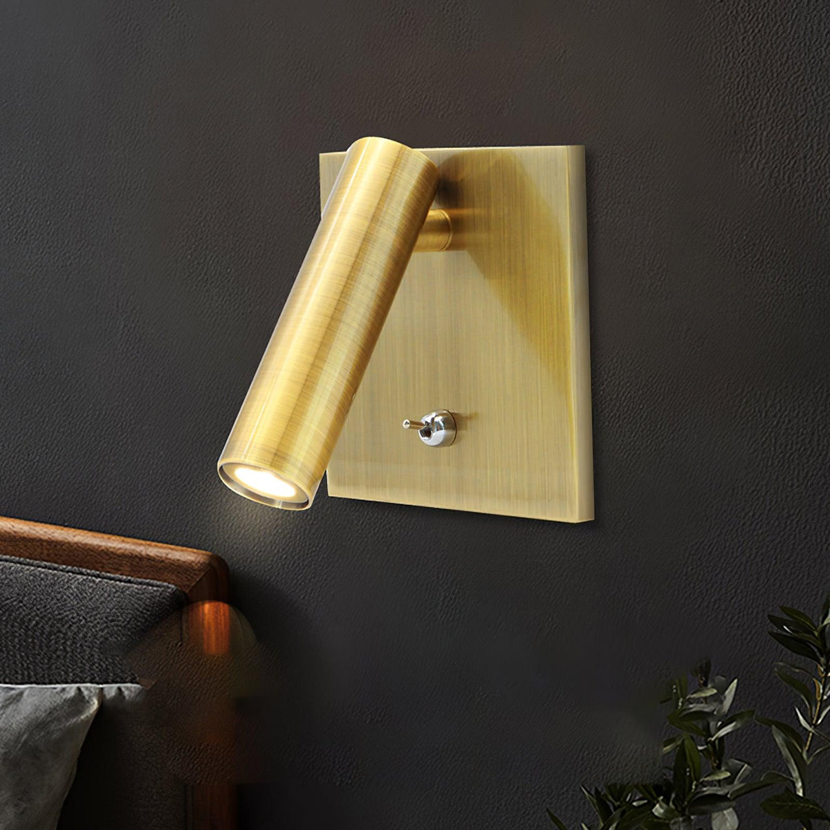 Square Switched Sconce - Lamp Outdoor