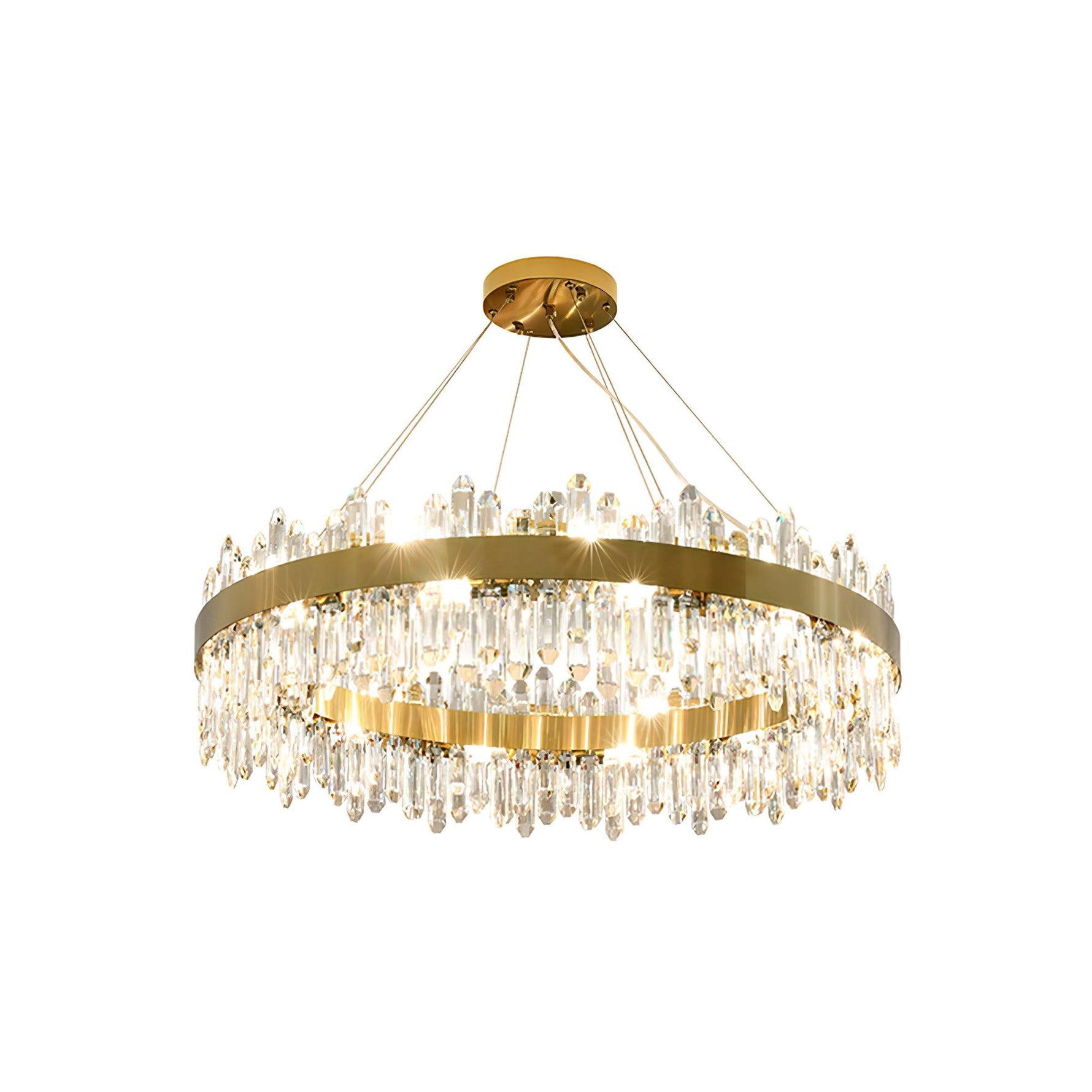Lyvenisra Postmodern Luxury Crystal Metal Chandelier - Lamp Outdoor