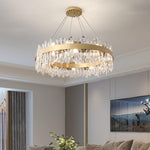 Lyvenisra Postmodern Luxury Crystal Metal Chandelier - Lamp Outdoor