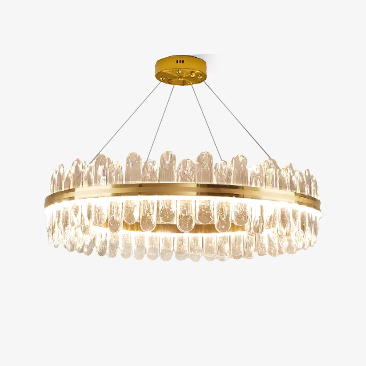 Lyvenisra Postmodern Luxury Crystal Metal Chandelier - Lamp Outdoor