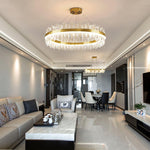 Lyvenisra Postmodern Luxury Crystal Metal Chandelier - Lamp Outdoor