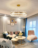 Lyvenisra Postmodern Luxury Crystal Metal Chandelier - Lamp Outdoor