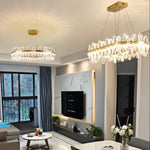 Lyvenisra Postmodern Luxury Crystal Metal Chandelier - Lamp Outdoor