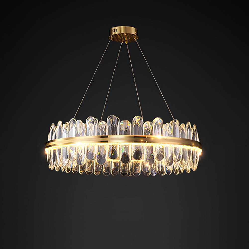 Lyvenisra Postmodern Luxury Crystal Metal Chandelier - Lamp Outdoor