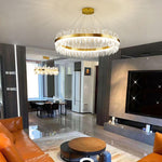 Lyvenisra Postmodern Luxury Crystal Metal Chandelier - Lamp Outdoor