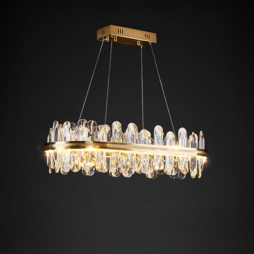 Lyvenisra Postmodern Luxury Crystal Metal Chandelier - Lamp Outdoor