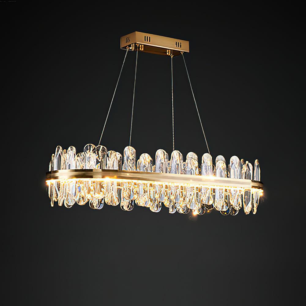 Lyvenisra Postmodern Luxury Crystal Metal Chandelier - Lamp Outdoor