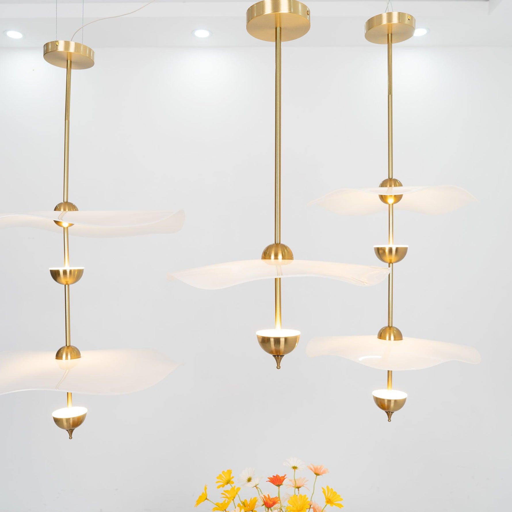 Envolee Double Biscuit Pendant Light - Lamp Outdoor