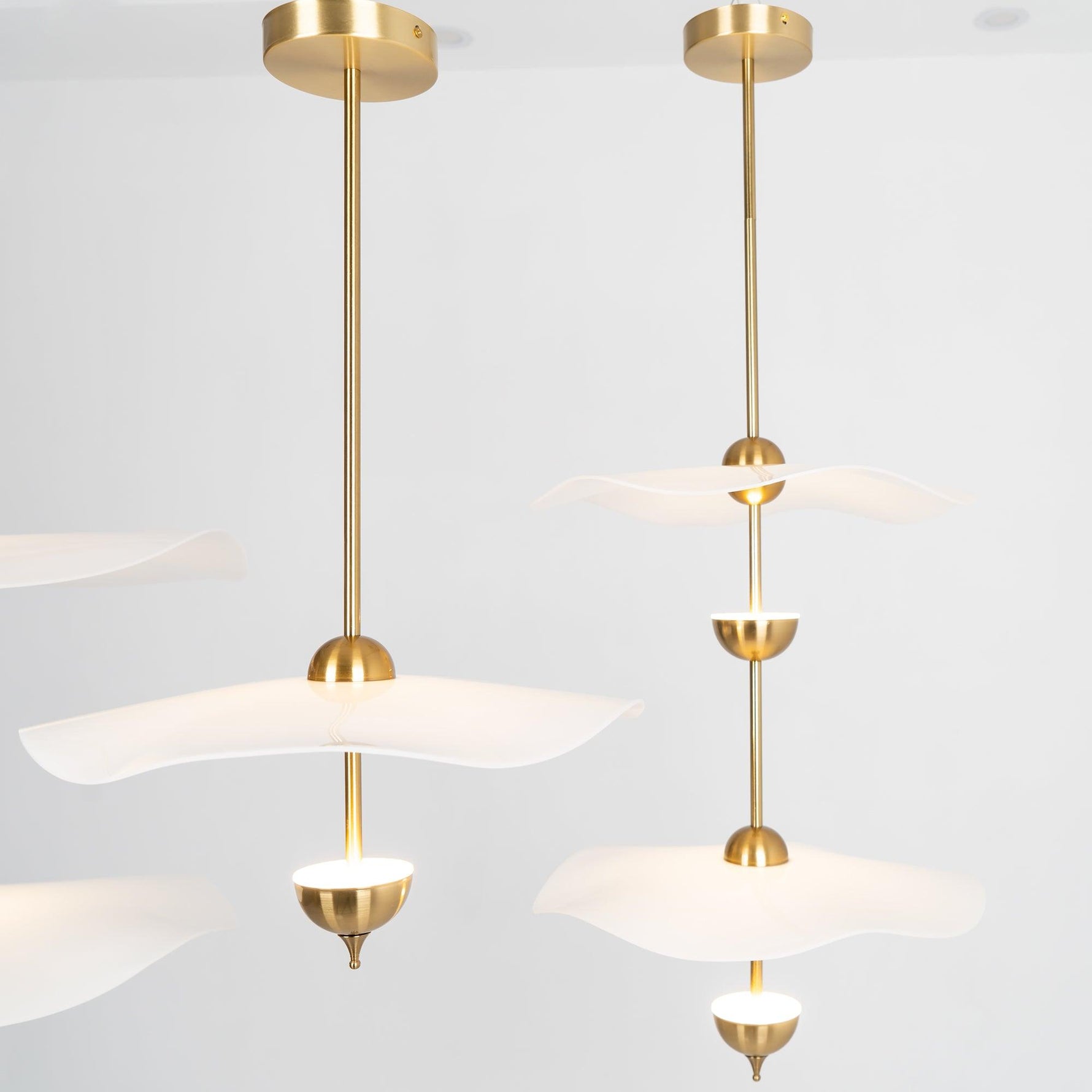 Envolee Double Biscuit Pendant Light - Lamp Outdoor