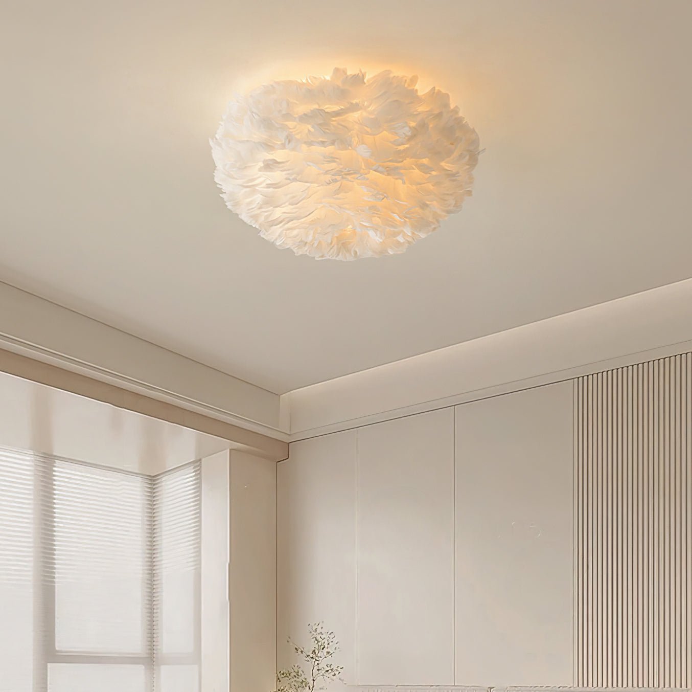 Feathered Ceiling Lamp - Lamp Outdoor