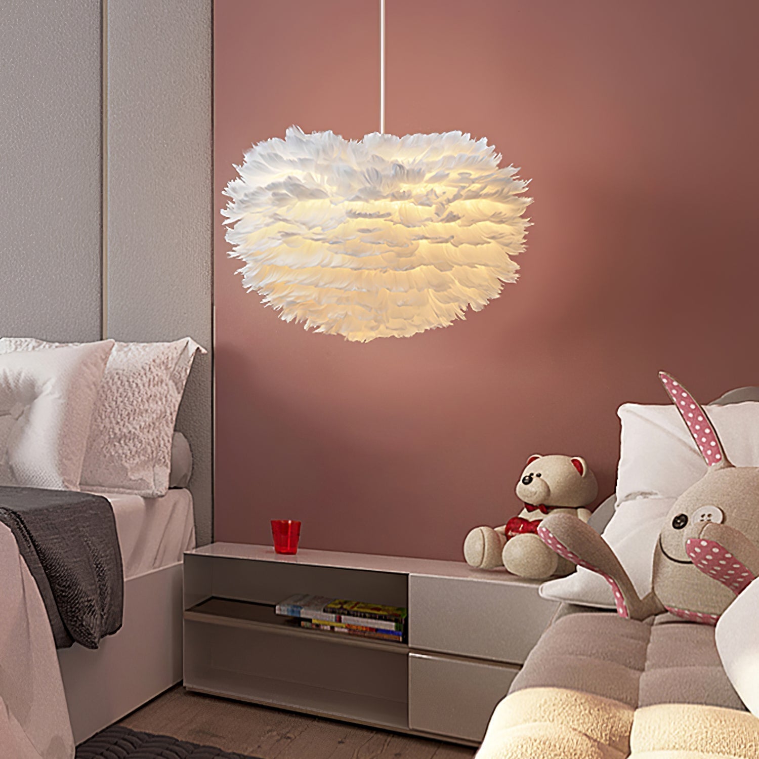 Goose Feathers Pendant Lamp - Lamp Outdoor