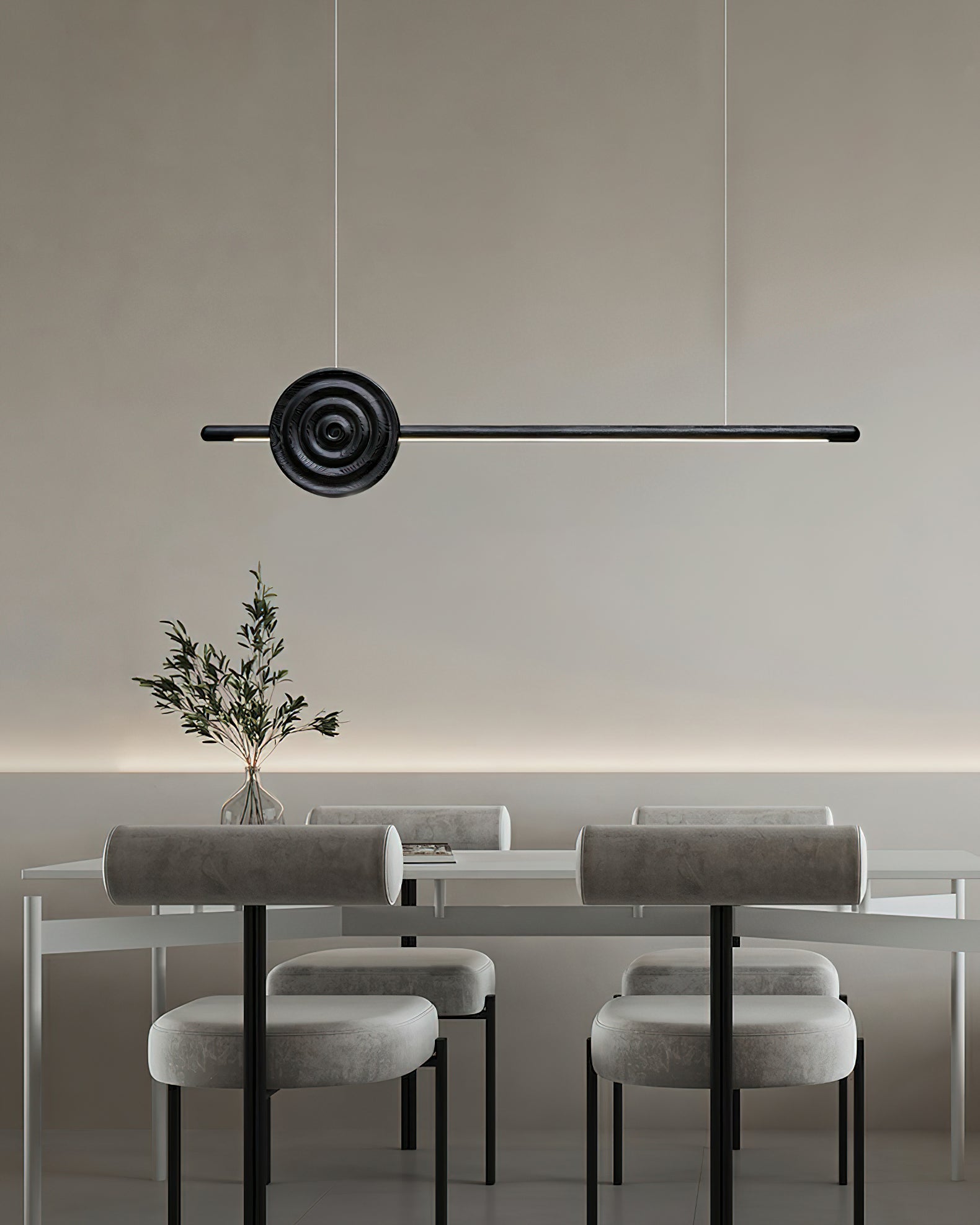 Aurora Chandelier Erhu Wood - Lamp Outdoor