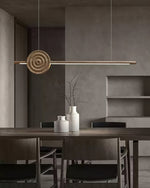 Aurora Chandelier Erhu Wood - Lamp Outdoor