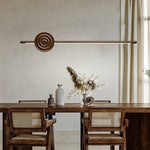Aurora Chandelier Erhu Wood - Lamp Outdoor