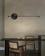 Aurora Chandelier Erhu Wood - Lamp Outdoor