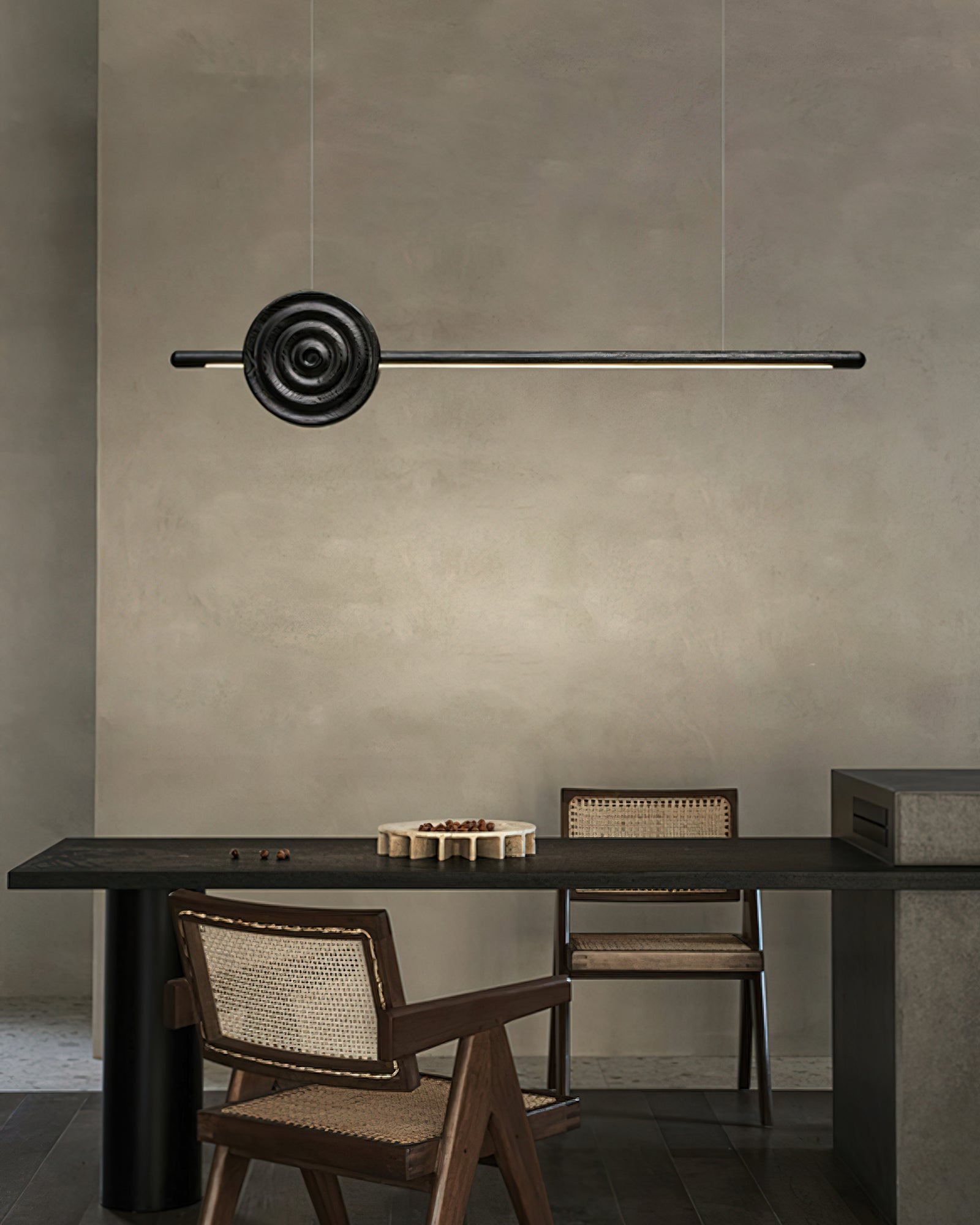Aurora Chandelier Erhu Wood - Lamp Outdoor