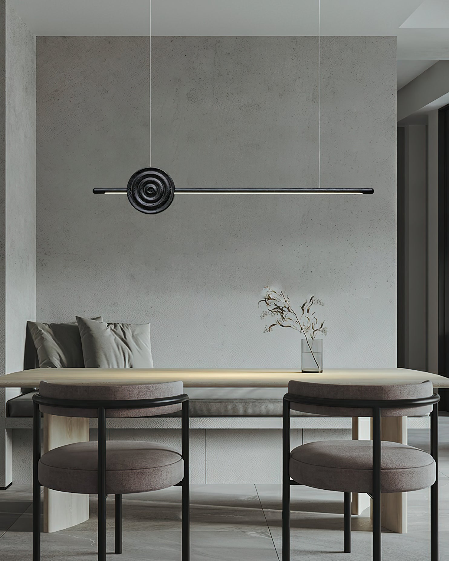 Aurora Chandelier Erhu Wood - Lamp Outdoor