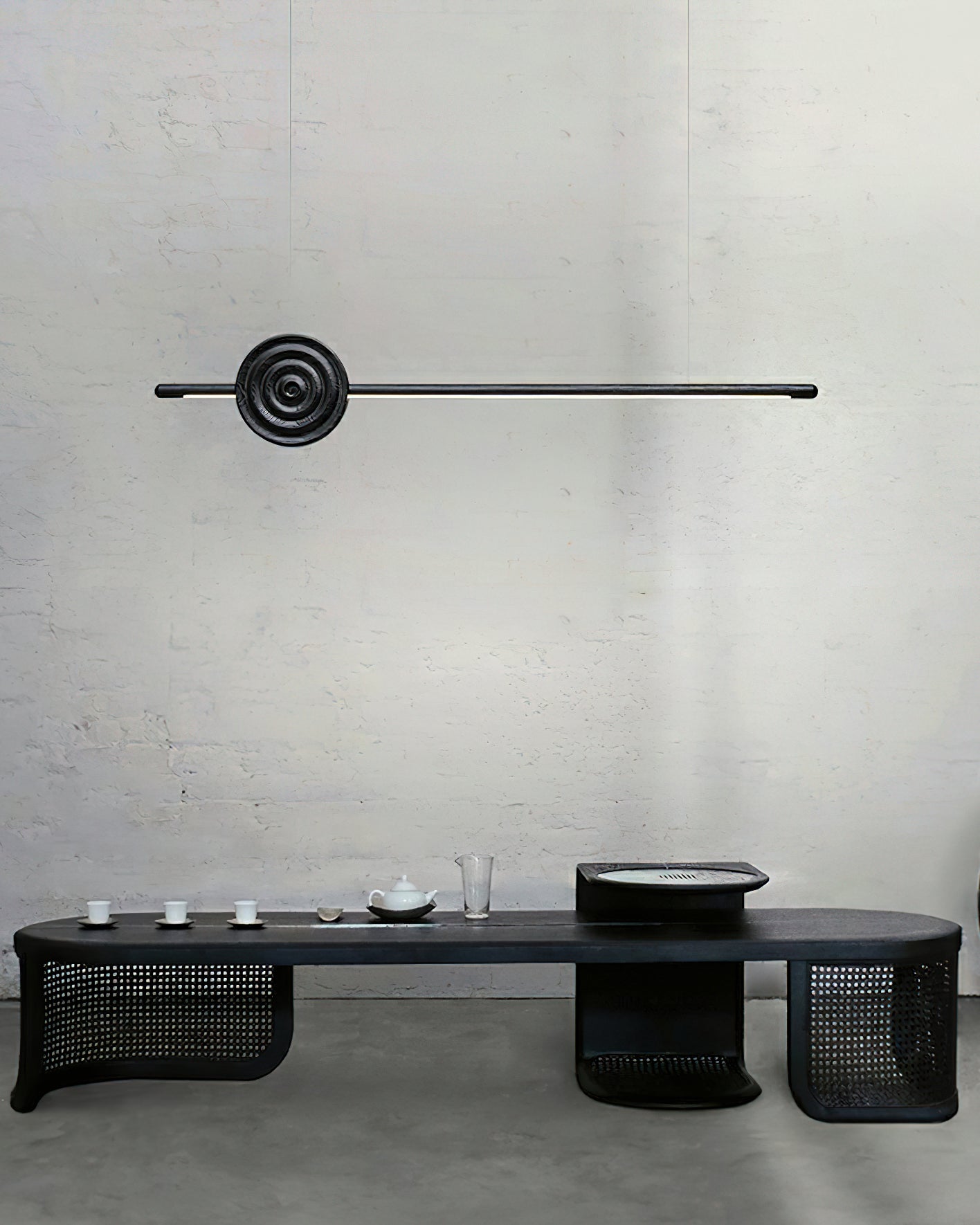 Aurora Chandelier Erhu Wood - Lamp Outdoor