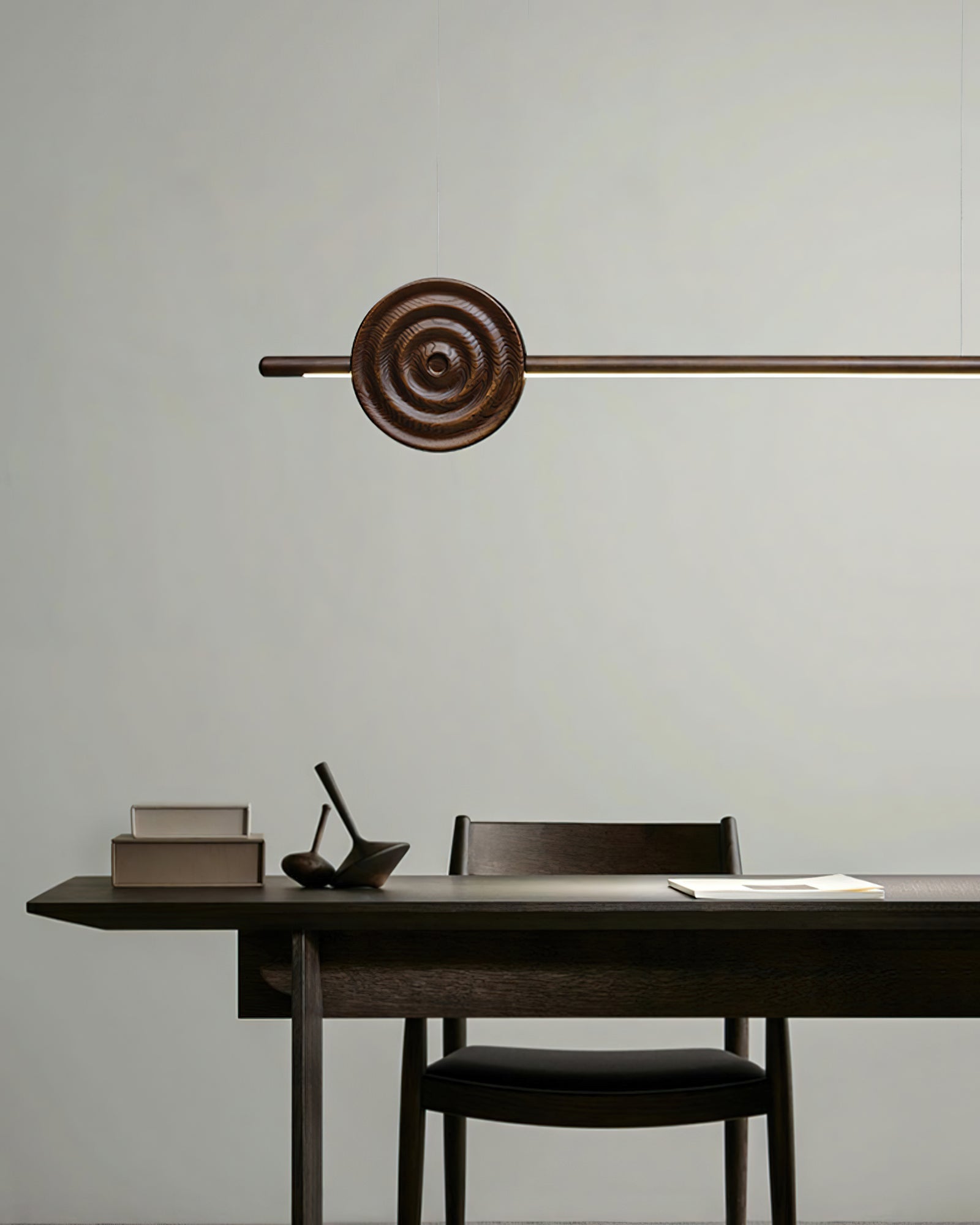 Aurora Chandelier Erhu Wood - Lamp Outdoor