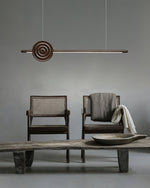 Aurora Chandelier Erhu Wood - Lamp Outdoor