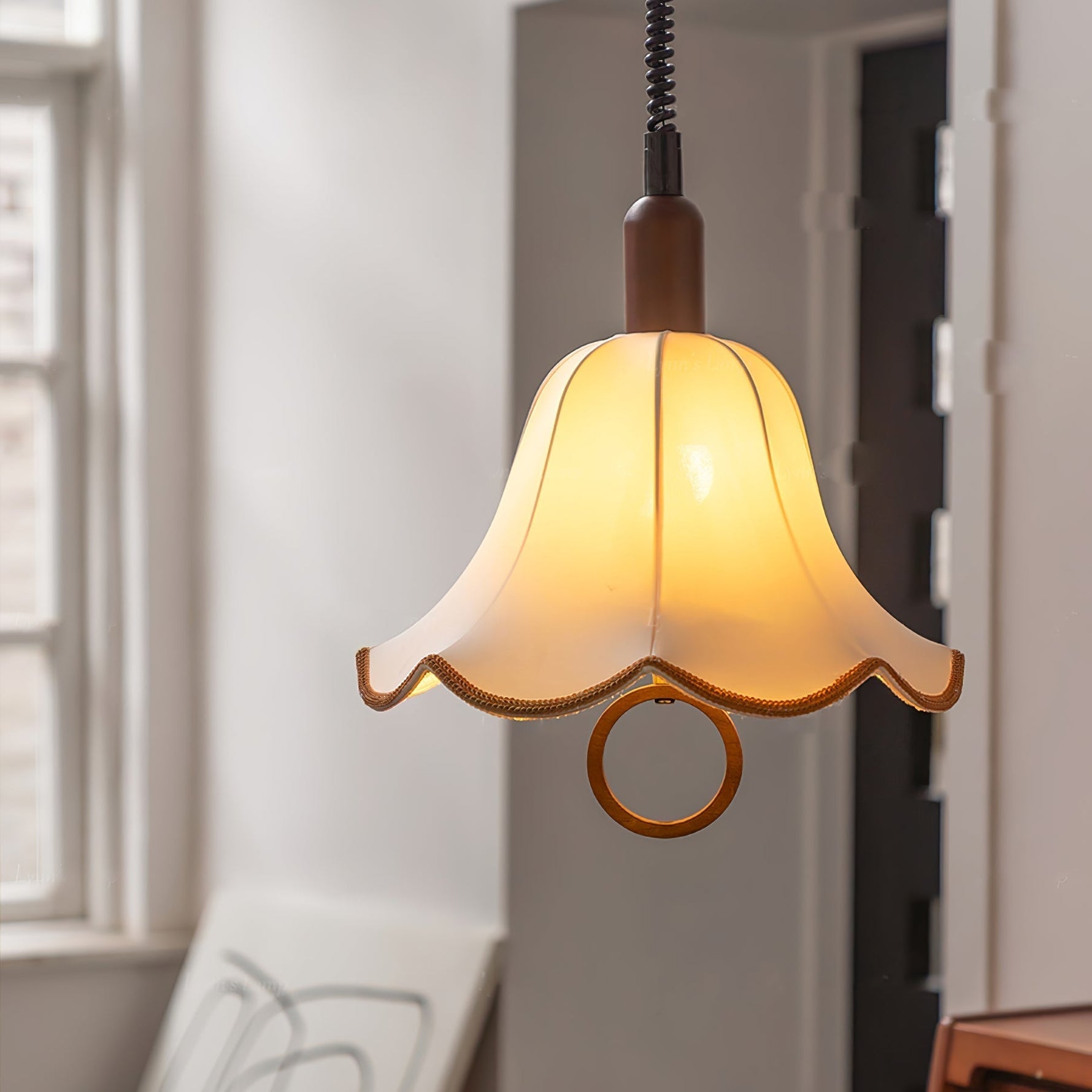 Eryn Fabric Pendant Light - Lamp Outdoor