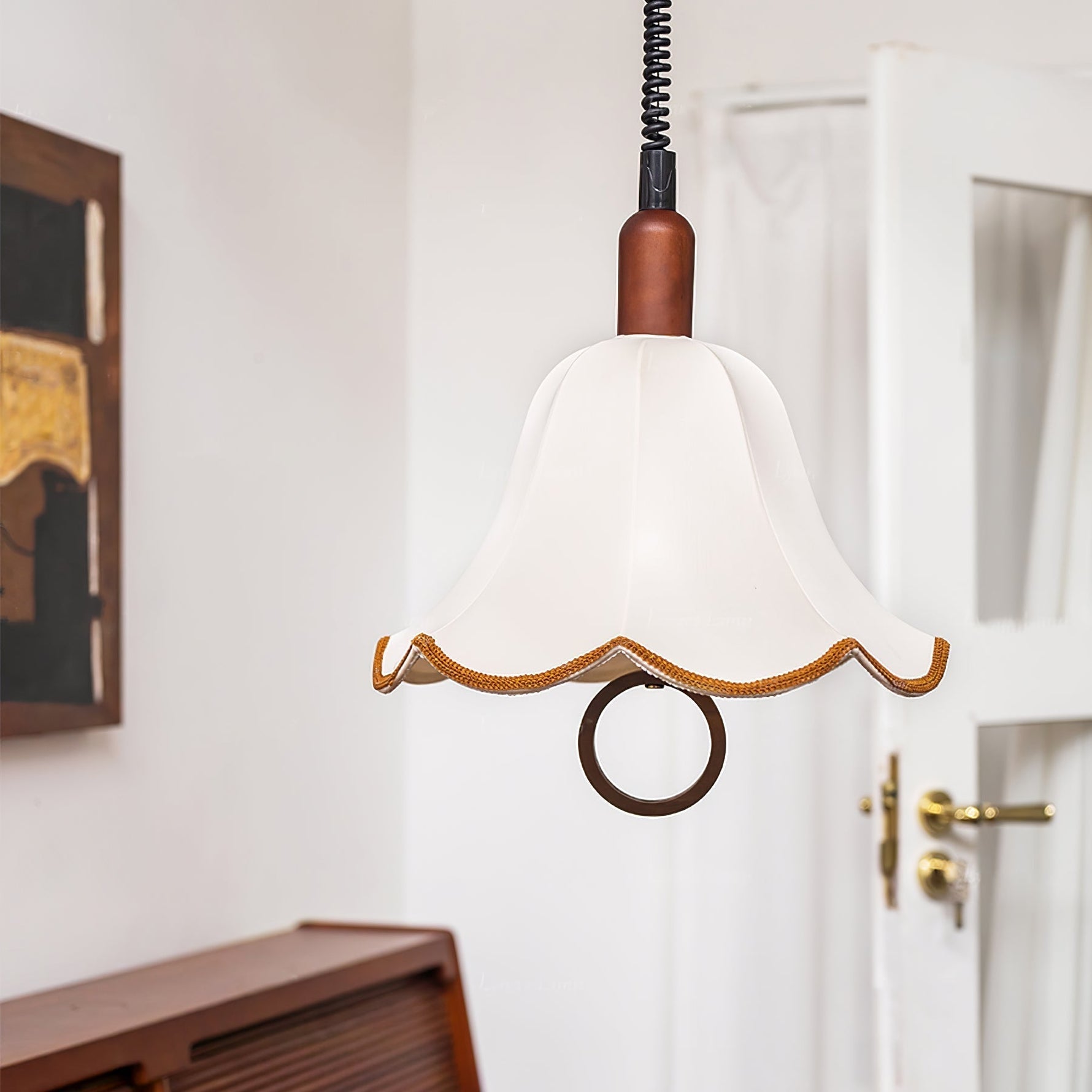 Eryn Fabric Pendant Light - Lamp Outdoor