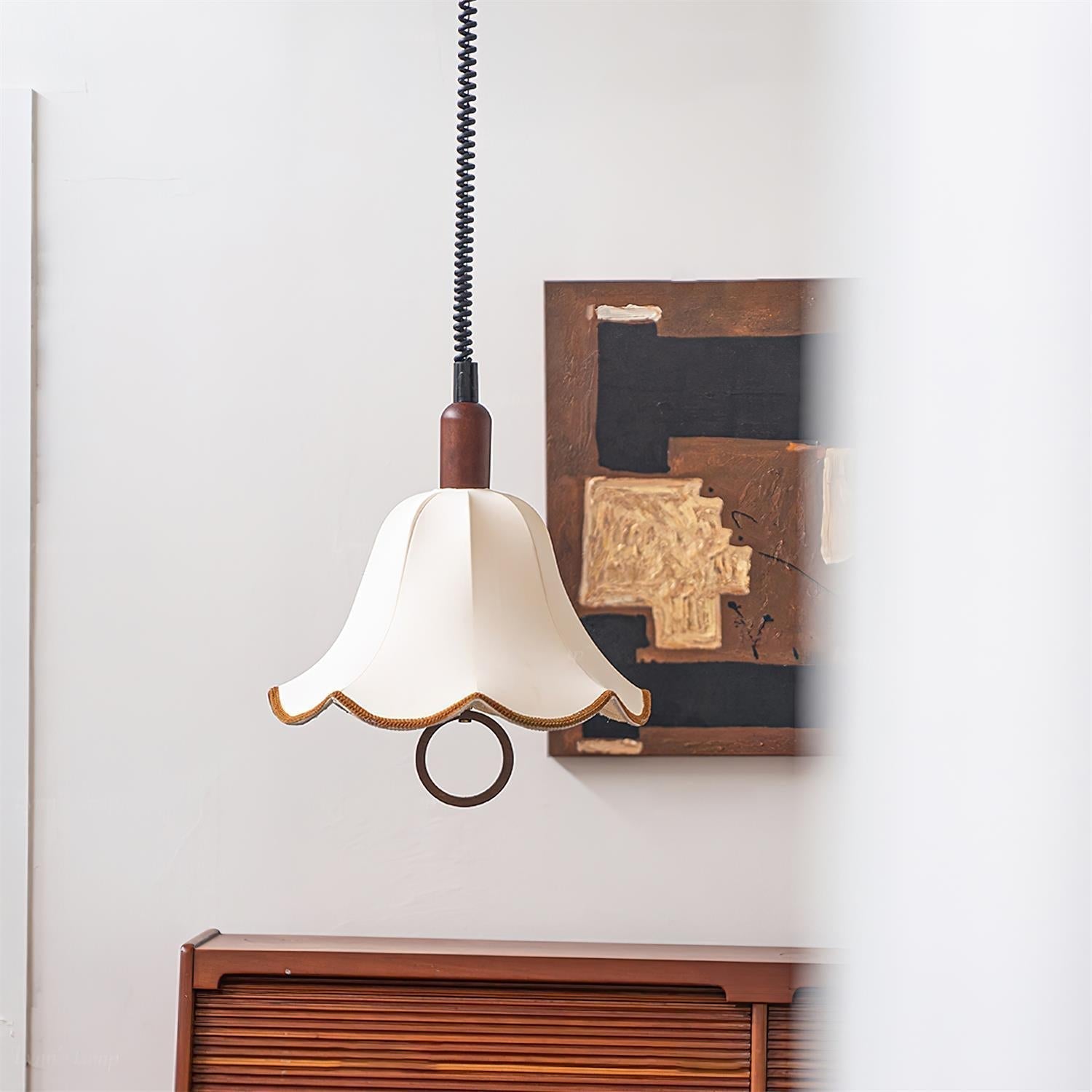 Eryn Fabric Pendant Light - Lamp Outdoor