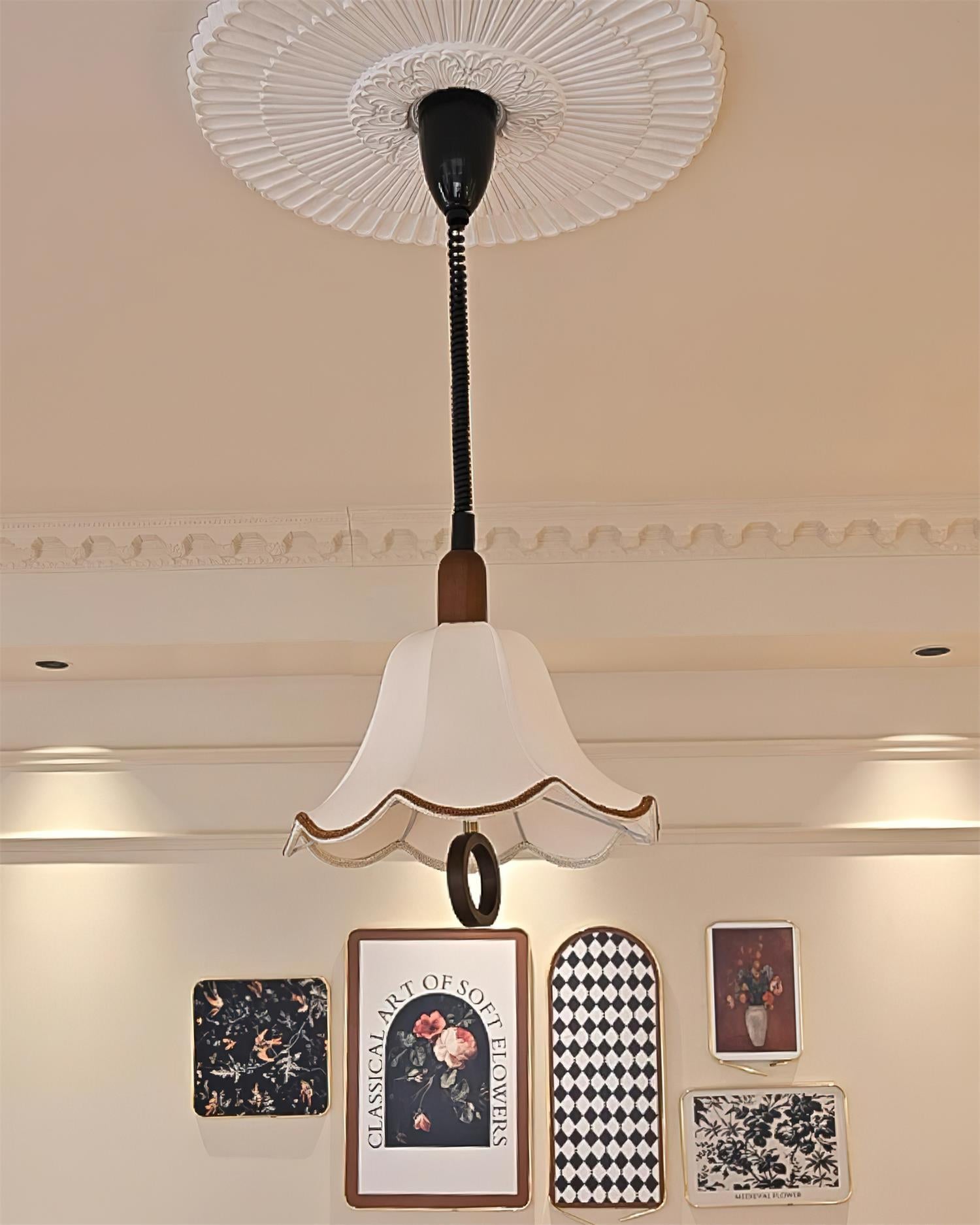 Eryn Fabric Pendant Light - Lamp Outdoor