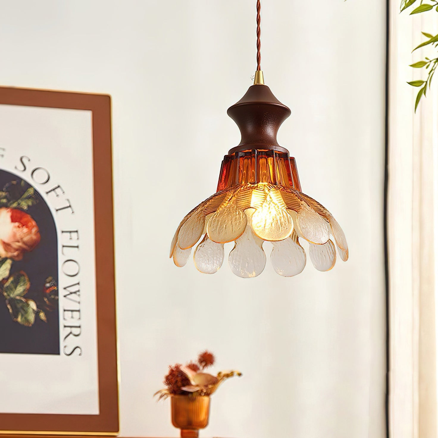 Essel Modern Glass Pendant Light