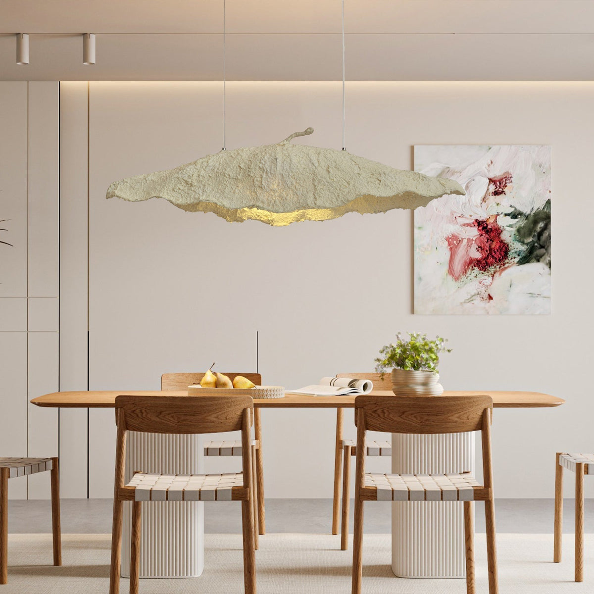 Altalis Artisanal Paper Pulp Pendant Light - Lamp Outdoor