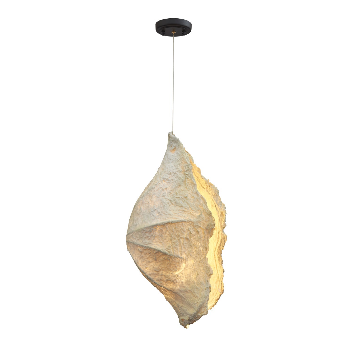 Altalis Artisanal Paper Pulp Pendant Light - Lamp Outdoor