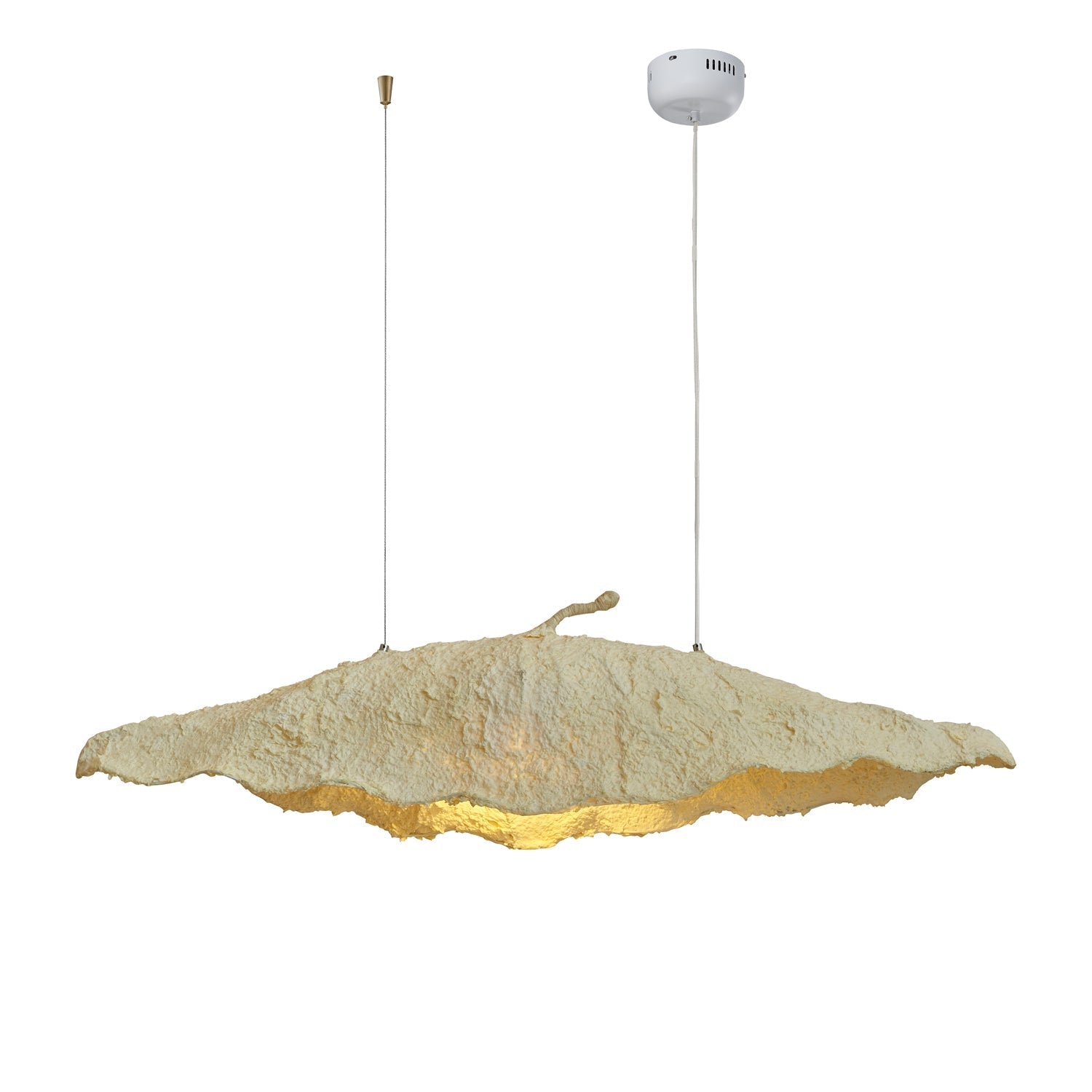 Altalis Artisanal Paper Pulp Pendant Light - Lamp Outdoor