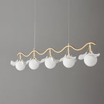 Evenielis Floral Brass Chandelier - Lamp Outdoor