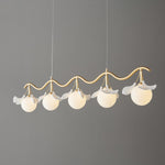 Evenielis Floral Brass Chandelier - Lamp Outdoor