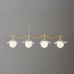 Evenielis Floral Brass Chandelier - Lamp Outdoor