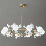 Evenielis Floral Brass Chandelier - Lamp Outdoor
